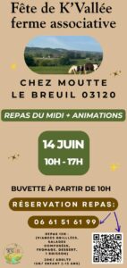 Fête de l&rsquo;association le 14 juin 2026